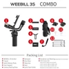 Kép 18/20 - ZHIYUN WEEBILL 3S COMBO kézi kamera 3 tengelyes kardánstabilizátorral