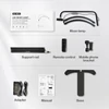 Kép 4/12 - Andoer HD-M5X 36W padló LED videolámpa Félhold alakú kitöltő lámpa - Fekete