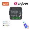 Kép 3/13 - QS-Zigbee-CP03 Tuya intelligens függönykapcsoló modul mobiltelefon eszközmegosztás, időzítési funkció, APP távirányító (5 db)