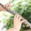 Kép 7/11 - Western Concert fuvola nikkelezett 16 lyukú C billentyűs Cupronickel fafúvós hangszer