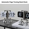 Kép 3/6 - Automata rozsdamentes acél lapforgató óra - Fekete