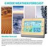 Kép 6/10 - Meteorológiai állomás vezeték nélküli beltéri kültéri hőmérő, 6 hüvelykes színes LED kijelző hőmérséklet páratartalom monitor
