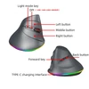 Kép 4/11 - Laptopokhoz testreszabható RGB világítással és ergonómikus kialakítással – vezeték nélküli hárommódú egér