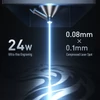 Kép 4/20 - Swiitol C24 Pro 24W-os lézergravírozó hengerrel és légsegédszivattyúval, valamint 8 db magasított lábfejjel és 400x400 mm-es méhsejt munkaasztallal
