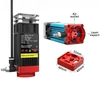 Kép 12/20 - Swiitol E18 Pro 18W integrált szerkezetű lézergravírozó levegő segédszivattyúval és 4 az 1-ben Y-tengelyes forgóhengerrel és 400x400 mm-es méhsejt munkaasztallal