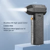 Kép 9/14 - Mini Turbo Jet ventilátor, újratölthető 52 m/s - 8000 mAh, ventilátor