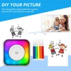 Kép 12/20 - Mini többfunkciós matricakészítő hőnyomtató RGB fénnyel, azonnali fényképpel, tintamentes nyomtatással, BT-csatlakozás támogatásával okostelefonhoz - 1x 57 mm-es papírtekerccsel