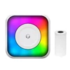 Kép 1/20 - Mini többfunkciós matricakészítő hőnyomtató RGB fénnyel, azonnali fényképpel, tintamentes nyomtatással, BT-csatlakozás támogatásával okostelefonhoz - 1x 57 mm-es papírtekerccsel