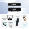 Kép 9/15 - BOYA BOYALINK A2 2,4 GHz vezeték nélküli Lavalier Clip-on mikrofonrendszer 100 m átviteli hatótáv, zajcsökkentés, automatikus szinkron vevővel + 2db adó + 3db adapter
