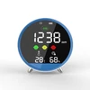 Kép 1/6 - Beltéri hordozható CO2-érzékelő, többfunkciós termohigrométer