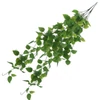 Kép 1/8 - Mesterséges függő növények 100 cm-es műszőlőlevelek zöldje (2 db) - Zöld