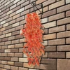 Kép 6/6 - Mesterséges függő növények 100 cm-es műszőlőlevelek zöldje (4 db) - Piros