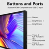 Kép 6/10 - 14 hüvelykes laptopbővítő képernyő, hordozható monitor laptophoz - Fekete