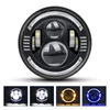 Kép 1/12 - 7 hüvelykes autó, motorkerékpár LED-es fényszóró csere Jeep Wrangler JK TJ CJ LJ Mazda Miata Chevyhez - 1 db