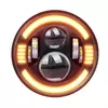 Kép 7/12 - 7 hüvelykes autó, motorkerékpár LED-es fényszóró csere Jeep Wrangler JK TJ CJ LJ Mazda Miata Chevyhez - 2 db