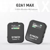 Kép 4/9 - SYNCO G2MAX 2.4G vezeték nélküli mikrofonrendszer Clip-on mikrofon - 1-trigger-1