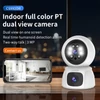 Kép 7/10 - 1080P vezeték nélküli biztonsági 3 megapixeles kamera kettős objektíves WiFi-vel, pásztázható/dönthető