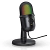 Kép 2/9 - RGB kondenzátor mikrofon Kardioid USB mikrofon színes fényeffektussal, egygombos némítás, valós idejű monitorozás
