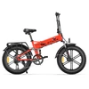 Kép 15/15 - ENGWE Engine X Ebike 20x4,0 hüvelykes zsíros gumiabroncsok 250 W kefe nélküli motor teljes felfüggesztésű, összecsukható elektromos kerékpár - Piros