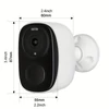 Kép 4/11 - 3 MP vezeték nélküli biztonsági kamera kültéri beltéri kamera Ultra HD 2K 2304x1296P éjjellátó otthoni kamera
