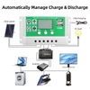 Kép 2/9 - 20 wattos 12 voltos napelem készlet - monokristályos napelem + 100 A PWM töltésvezérlő + akkumulátor kapcsok