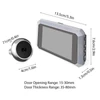 Kép 10/10 - 3,5 hüvelykes kukucskáló kamera lakásajtóhoz, 2 MP LCD - Szürke