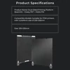 Kép 6/12 - Creality 235x235 mm-es kétoldalas nyomtatóplatform táblakészlet - Fényes PET + bevont PEI
