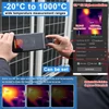Kép 8/8 - Hordozható mobiltelefonos hőkamera -20 ℃ és 1000 ℃ közötti kisméretű hőkamerák támogatása