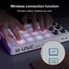 Kép 10/12 - M-VAVE hordozható MIDI kontroller Strike Pad RGB háttérvilágítású MIDI billentyűzet, SMC-PAD