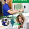 Kép 8/10 - W88 WiFi kukucskáló intelligens videó csengő mozgásérzékelővel kétirányú, 4,3 hüvelykes Graffiti színes képernyő