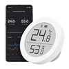 Kép 1/12 - QingPing Matter Smart Home hőmérséklet páratartalom monitor E-tinta kijelző érzékelő T verzió szál + BT támogatja az Apple Home alkalmazást - T típus