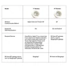 Kép 12/12 - QingPing Matter Smart Home hőmérséklet páratartalom monitor E-tinta kijelző érzékelő T verzió szál + BT támogatja az Apple Home alkalmazást - M típus