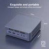 Kép 6/17 - GXMO N9 Mini PC asztali számítógép Intel ADL-N N95 processzorral, 8 GB LPDDR5 RAM-mal és 256 GB SSD SATA tárhellyel