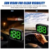 Kép 7/10 - Autós headup kijelző GPS digitális sebességmérő LED nagy betűtípusú kijelzővel