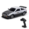 Kép 1/6 - 1/16 2,4 GHz-es távirányítós 4WD versenyautó - Fehér, 1 akkumulátor