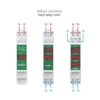 Kép 7/9 - Kompakt egyenáramú feszültségmérő DC11V-310V intelligens LED digitális kijelzővel - TOVME-2D