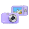 Kép 4/11 - Hordozható 1080P digitális fényképezőgép 44 MP 16X digitális zoom, automatikus fókusz, önkioldó, rázkódáscsillapító - Lila