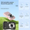 Kép 8/11 - Hordozható 1080P digitális fényképezőgép 44 MP 16X digitális zoom, automatikus fókusz, önkioldó, rázkódáscsillapító - Pink