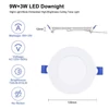 Kép 6/12 - 9W+3W LED Downight éjszakai fény üzemmóddal (4 db)