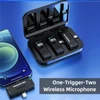 Kép 11/13 - TAKSTAR V4 2.4G vezeték nélküli mikrofon, csíptetős mikrofon – egy triggerrel, két adóval