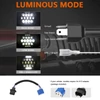 Kép 6/8 - 7 hüvelykes autó, motorkerékpár LED fényszóró 200W 6000K - 1db