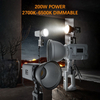 Kép 9/15 - YONGNUO YNLUX200 kétszínű LED videolámpa 200 W nagy teljesítményű - Fehér