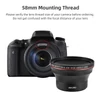 Kép 2/7 - 58 mm-es kameralencse készlet 0,43X széles látószögű objektívvel + makroobjektív alumíniumötvözetből készült DSLR fényképezőgép lencséjének cseréje