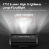 Kép 11/20 - WEST BIKING 1750 Lumen nagy fényerejű alumínium ötvözet USB újratölthető kerékpárlámpa