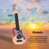 Kép 6/10 - 54 cm-es ukulele kiemelő hangjegyekkel, kézi ukulele kezdőknek - Piros