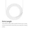Kép 3/10 - Xiaomi USB 100 W Type C töltőkábel USB C – USB C adatkábel (1,5 m 5A) - Fehér
