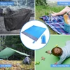 Kép 3/12 - 2m*2,1m vízálló kültéri hordozható piknikmatrac - Kék