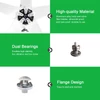 Kép 4/13 - 12V 1200W szélgenerátor töltővezérlővel, 5 lapáttal - Fehér
