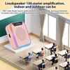 Kép 8/14 - M9 Hangerősítő hordozható megafon PA rendszer vezetékes fejre szerelt mikrofonnal - Pink