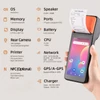 Kép 15/15 - Kézi 3G POS nyugtanyomtató Android 8.1 1D/2D vonalkódolvasó PDA terminál (NFC funkcióval)